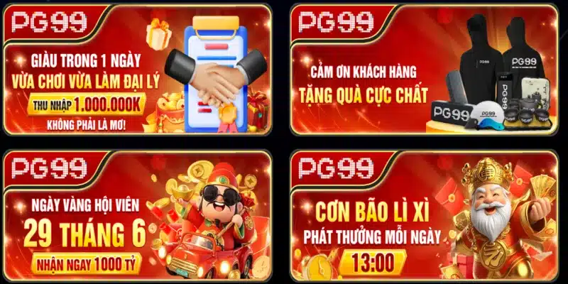 Casino PG99 với nhiều chương trình khuyến mãi hấp dẫn dành cho người chơi